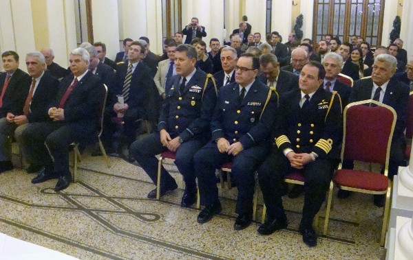 Attendees of the February event include representatives of the chiefs of staff, and members and guests of the chapter.